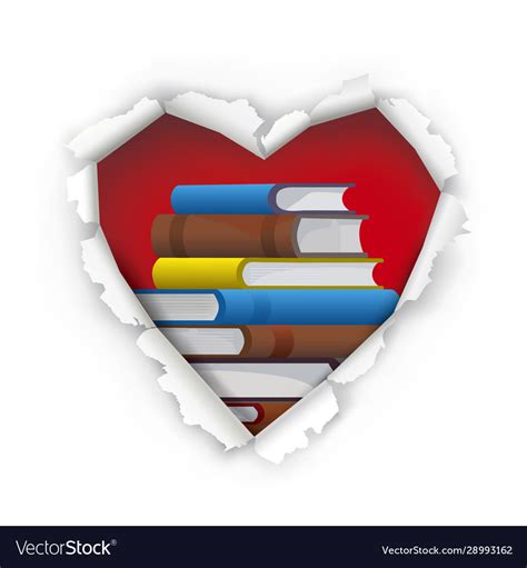 We Love Books Sign Concept Royalty Free Vector Image