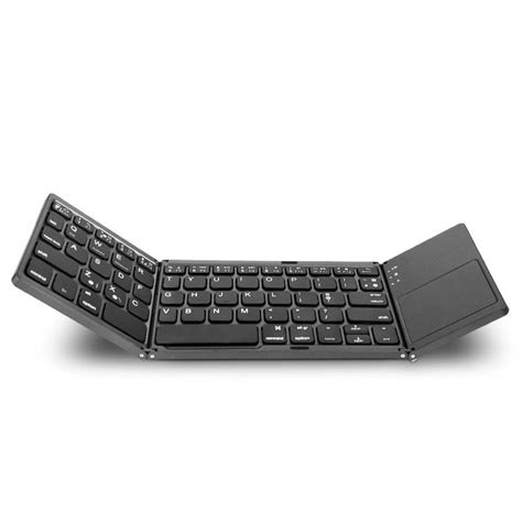 Portable B033 Tri Fold Foldable Thin Bluetooth Keyboard Three System
