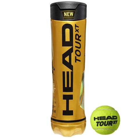 Head Tour Xt Tennis Balls Tube Of 4