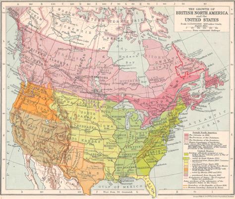 Historical British North America Colonies 1800s Antique Etsy