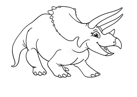 Triceratops Ausmalbild