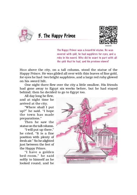 Up Board Book Class 9 English Moments Chapter 5 The Happy Prince