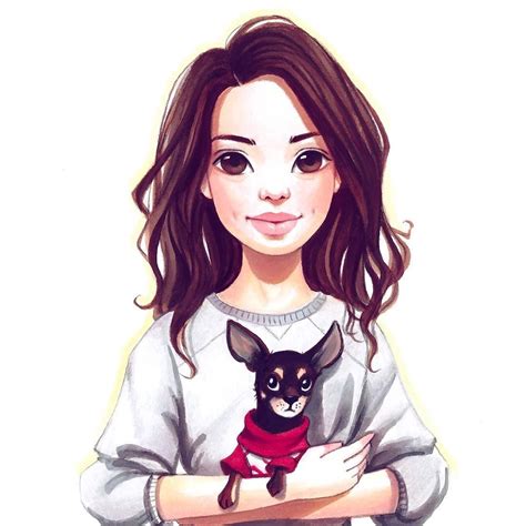 Ver Esta Foto Do Instagram De Lera Kiryakova • 6 408 Curtidas Cute Drawings Portrait Cartoon