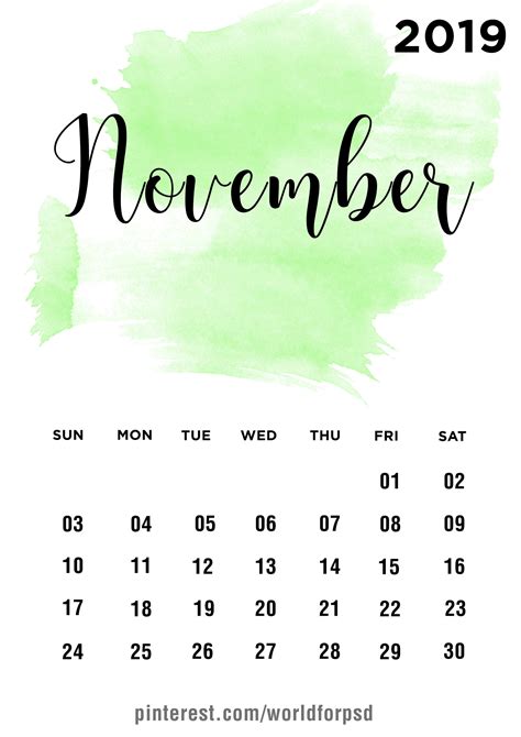 November 2019 Calendar Wallpapers Top Free November 2019 Calendar