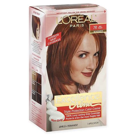 Loreal® Paris Excellence® Crème Triple Protection Hair Color In 7r Red