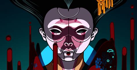 Ghost In The Shell Robot Geisha On Behance