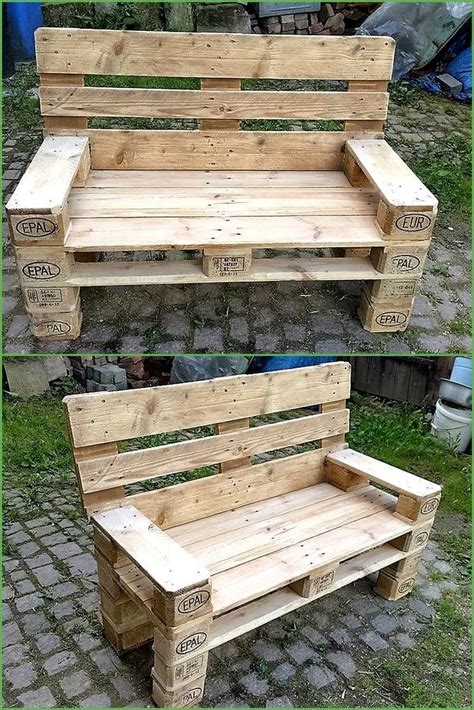 Recycled Pallet Outdoor Bench Pallet Furniture Outdoor Diy Pallet