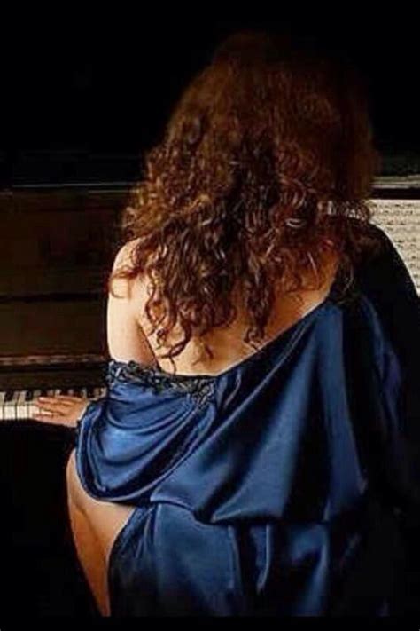 Playing Piano Fashion Backless Dress Women