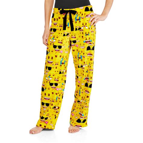 License Emoji Womens Pajama Super Minky Plush Fleece Sleep Pant Sizes S 3xl