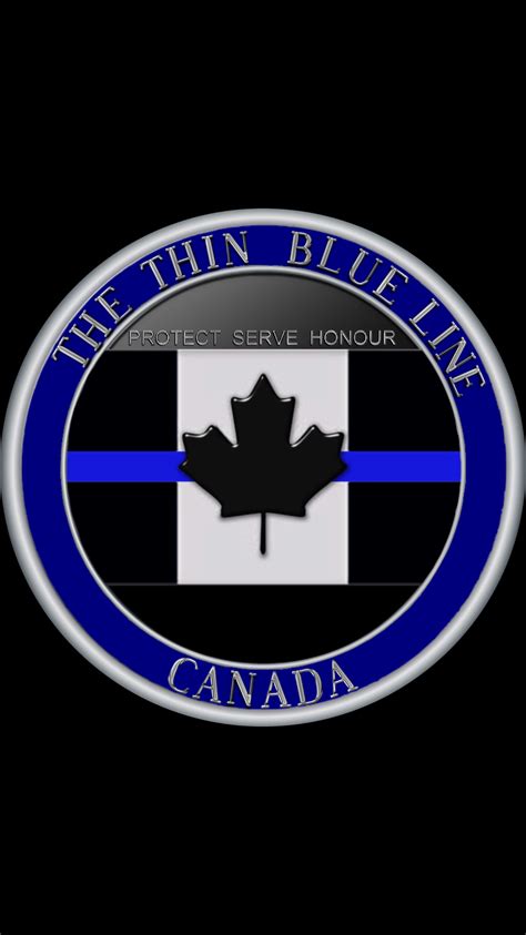 What is seen is a small. Thin Blue Line Canada 🇨🇦 Official Challenge Coin - The ...