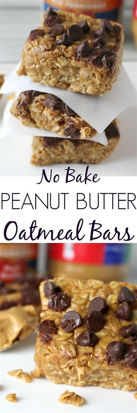 Easily make oat flour by pulsing old fashioned oats in your blender or food processor. No Bake Peanut Butter Oatmeal Bars Princess Pinky Girl ...