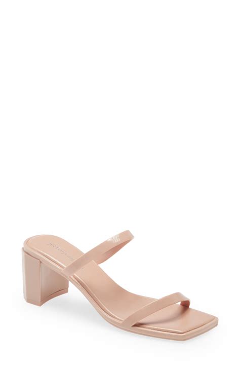 Buy Peep Toe Heels Nude In Stock