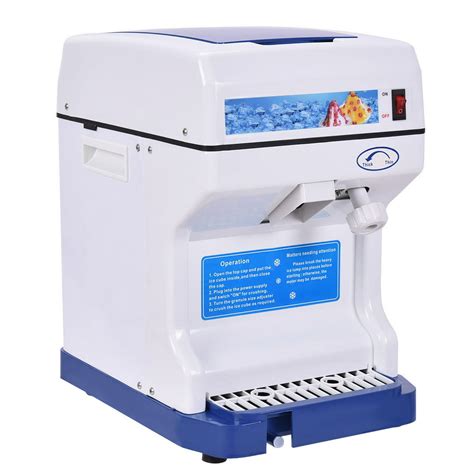 Goplus Electric Ice Shaver Machine Tabletop Shaved Ice Crusher Ice Snow