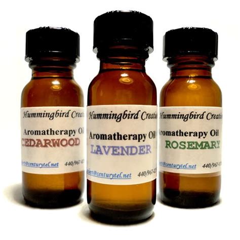 Aromatherapy Essential Oils Hummingbird Creations