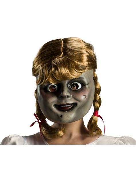 Annabelle Comes Home Annabelle Mask With Wig Size One Size Walmart