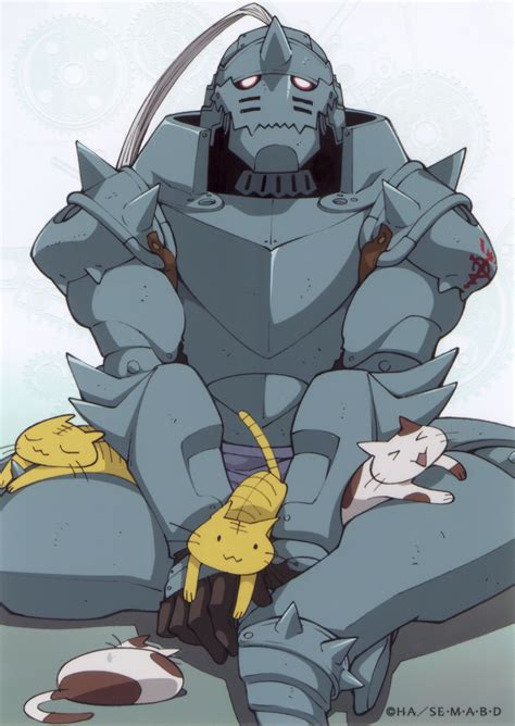 Alphonse Elric Fullmetal Alchemist Brotherhood He Has Cats