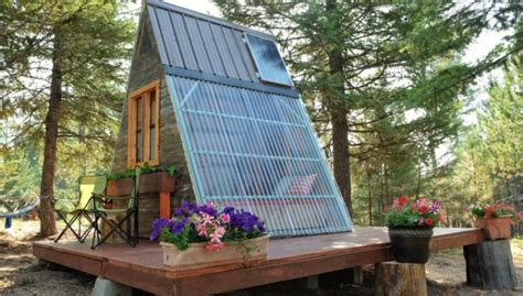 This Tiny A Frame Cabin Took 3 Weeks To Build And Cost Just 700 Tiny