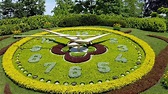 Flower Clock, Geneva, Switzerland - YouTube