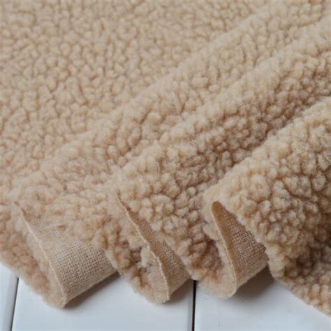 Thicken Sherpa Fleece Faux Lambwool Fabric Berber Fur Lining Sewing Crafts Cloth Ebay