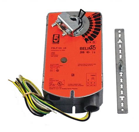 Belimo Fire And Smoke Damper Actuator 120vac Includes Mounting