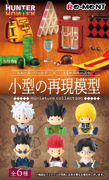 Hunter X Hunter Charaktere Miniatur Blindbox Re Ment Japan 6er Set By