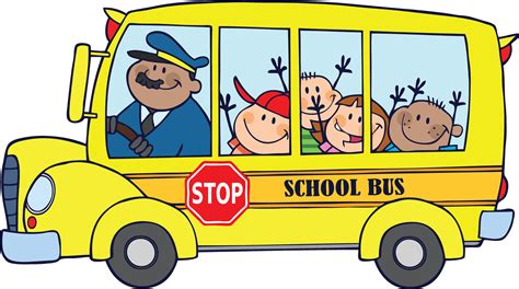 Yellow School Bus Cartoon