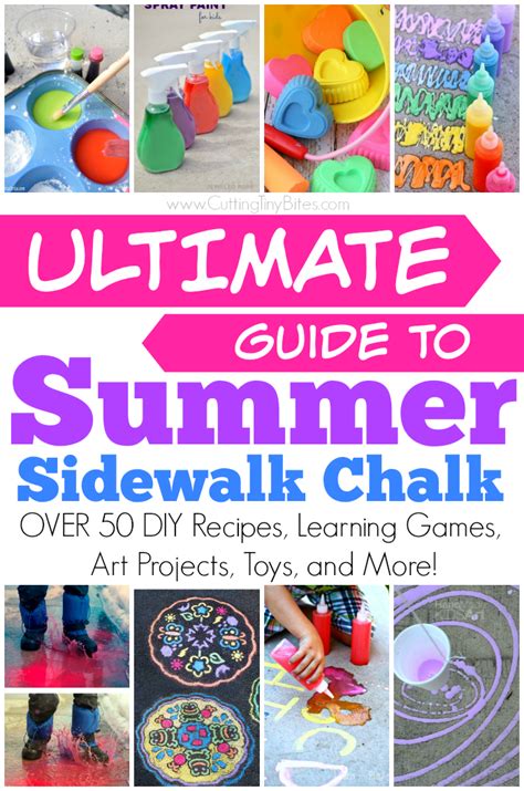 Cutting Tiny Bites Ultimate Guide To Summer Sidewalk Chalk