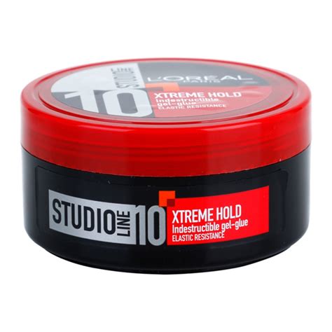 Looks with hold and shine. L'Oréal Paris Studio Line Indestructible, Hair Styling Gel ...