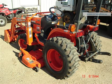 Kubota B7500hsd 4wd Hydrostatic Transmission Diesel With Loader And 60