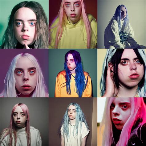 Billie Eilish Photographed By Petra Collins Three Stable Diffusion