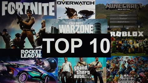Top 10 Most Popular Video Games In 2021 Youtube