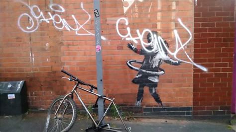 A New Banksy With A Hula Hooping Girl Appears In Nottingham