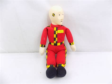 S Crash Dummies Red Daryl Plush Doll Toy Test Dummy Starboard Games
