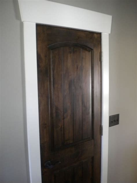 Painted Interior Doors With Stained Trim Stained Doors Doors