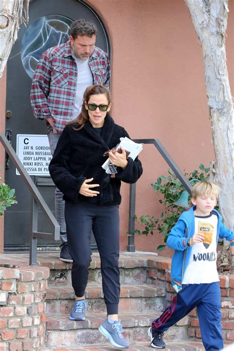 jennifer garner and ben affleck take their son to an appointment in santa monica california