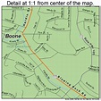 Boone North Carolina Street Map 3707080
