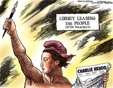 Description of the artwork «liberty leading the people». Two cartoons on terrorism | Kiwiblog