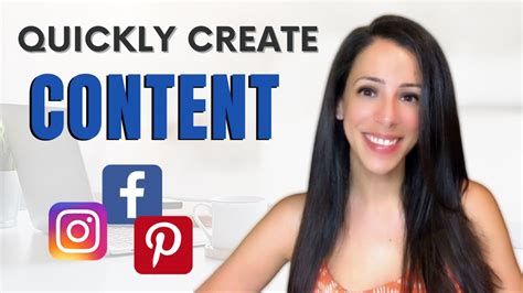 5 Tips On How To Quickly Create Social Media Content Youtube