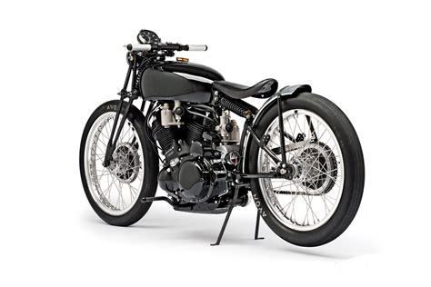 Gorgeous Jeff Deckers 1952 Vincent Black Lightning From