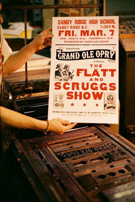 Hatch Show Print Nashville Nashville Print Letterpress