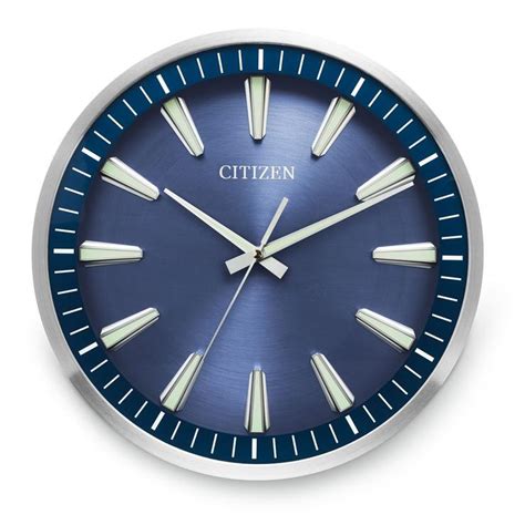 Citizen Clock Gallery Circular Wall Clock Navy Cc2010 Borsheims
