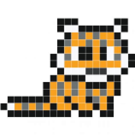 Tigre Pixel Art 31 Idées Et Designs Pour Vous Inspirer En Images