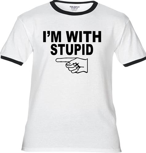 Im With Stupid Premium T Shirt Many Color Options Etsy