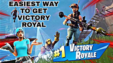 Easiest Way To Get Victory Royal In Fortnite 1080p Game Play Youtube