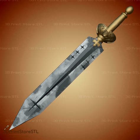 3d File Demon Dweller Sword From Black Clover Fan Art 3d Print Model
