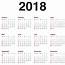 2018 Calendar PNG Transparent Images  All