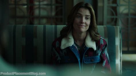 Cobie smulders is not just a pretty face. Wrangler Jacket Worn by Cobie Smulders as Dex Parios in ...