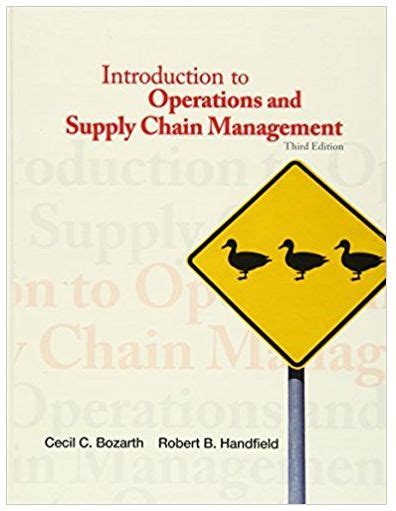 Introduction To Operations And Supply Chain Management 3rd Edition