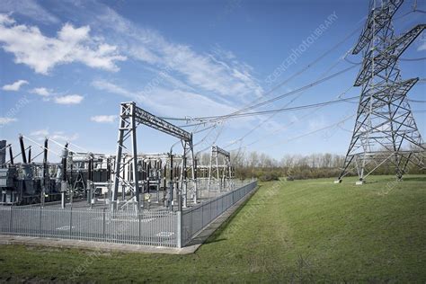 Electricity Generating Substation Stock Image F0220255 Science
