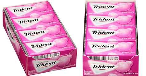 Amazon Trident Sugar Free Bubble Gum 12 Pack Just 578 Shipped